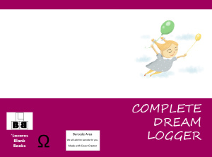 Complete Dream Logger - Full Cover