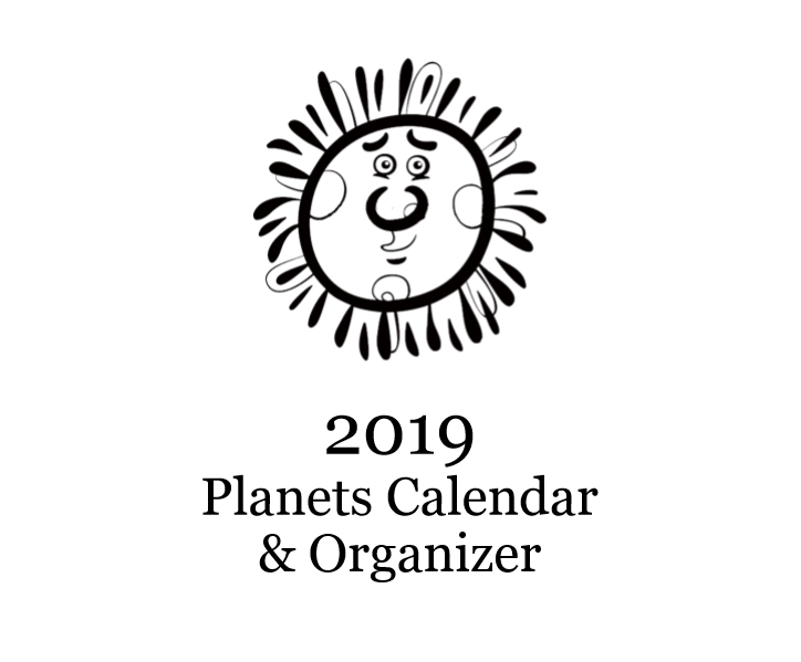 2019 Planets Calendar & Organizer - Book interior 1
