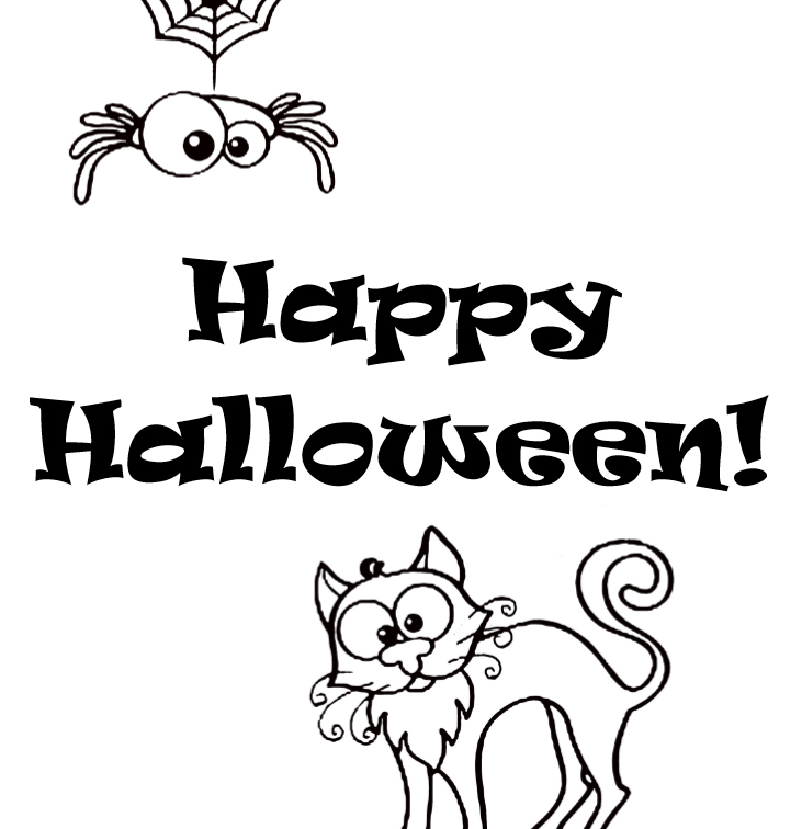 Happy Halloween coloring book - interior - 3