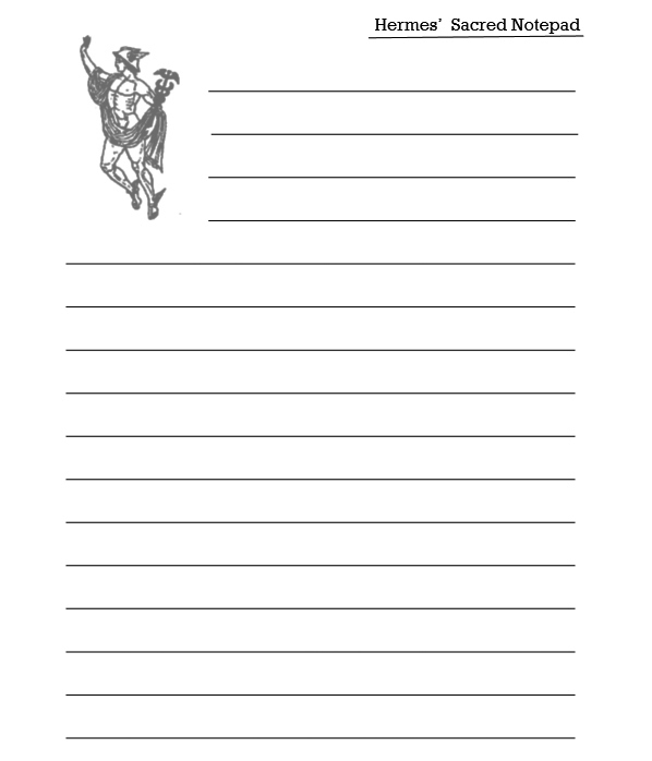 Hermes' Sacred Notepad - Interior - 4