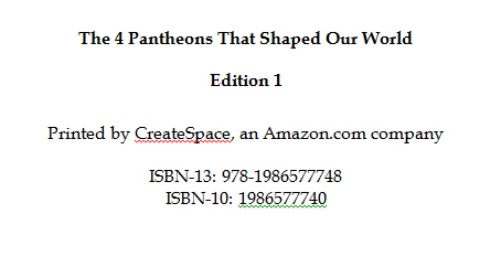 The 4 Pantheons That Shaped Our World - Book Interior 2