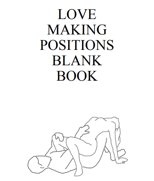 Love Making Positions Blank Book - Interior - 1