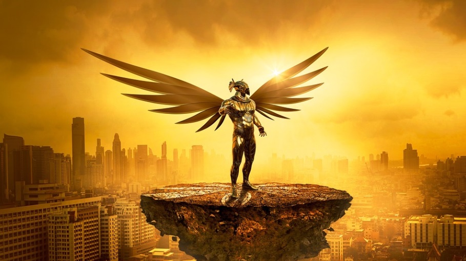 Winged Egyptian Gods